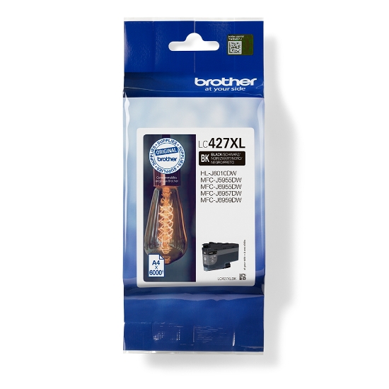 Picture of Brother LC427XLBK ink cartridge 1 pc(s) Original Black