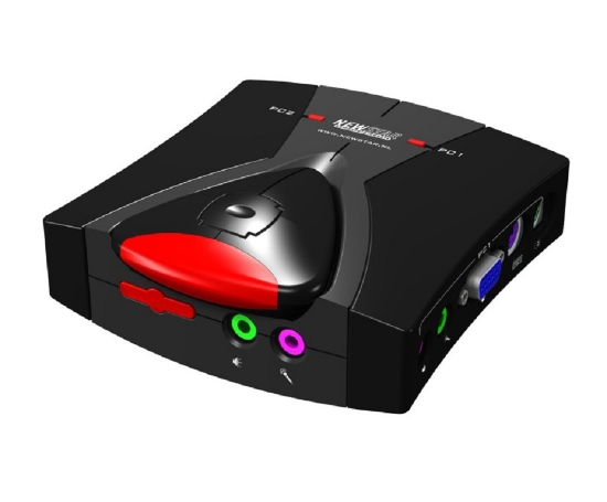 Picture of Neomounts KVM switch, 2-port, PS/2, audio, remote control