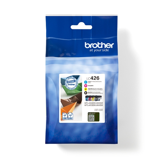 Picture of Brother LC426VAL ink cartridge 4 pc(s) Original Black, Cyan, Magenta, Yellow