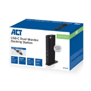 Picture of ACT USB-C or USB-A Docking Station, for 2 HDMI monitors, DisplayLink