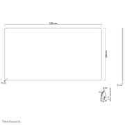 Picture of Neomounts NS-GLSPROTECT120 Safety screen with tempered glass - w 120 cm