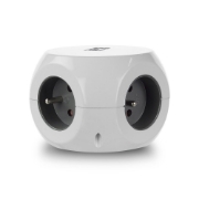 Picture of ACT Power socket cube (PDU) with 3 sockets, USB-A ports, 1.5m (Belgium)