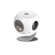 Picture of ACT Power socket cube (PDU) with 3 sockets, USB-A ports, 1.5m (Belgium)