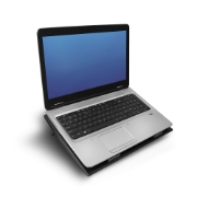 Picture of ACT Laptop stand, with fan, 2 positions height adjustable, 4-port hub
