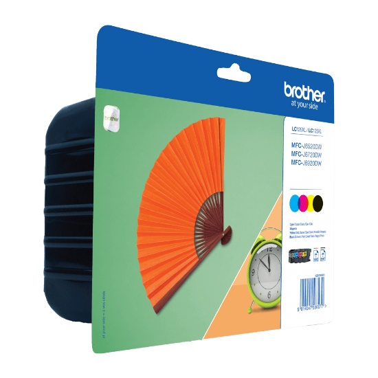 Picture of Brother LC-129XLVALBP ink cartridge 4 pc(s) Original Black, Cyan, Maroon, Yellow