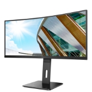 Picture of AOC P2 CU34P2A LED display 86.4 cm (34") 3440 x 1440 pixels Quad HD Black