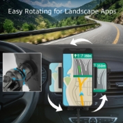 Picture of ACT Automatic smartphone car mount with wireless charging