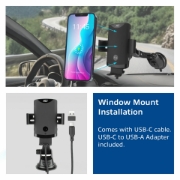 Picture of ACT Automatic smartphone car mount with wireless charging