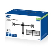 Picture of ACT Monitor arm 32" office solid pro, 2 monitors
