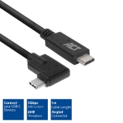Picture of ACT USB 3.0 angled cable, USB-C, 1 meter