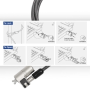 Picture of ACT Wedge Laptop Lock with keys