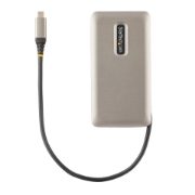 Picture of StarTech.com USB-C Multiport Adapter, 4K 60Hz HDMI 2.0b, HDR, USB 3.2 Gen 2 10Gbps Hub (2xUSB-C, 1xUSB-A), 100W PD Pass-Through, Mini Travel Dock, 12"/30cm Cable, Laptop Docking Station