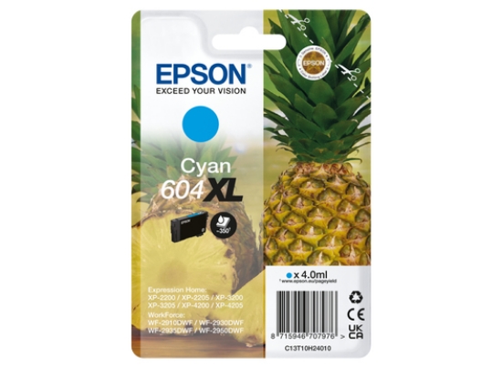 Picture of Epson 604XL ink cartridge 1 pc(s) Original High (XL) Yield Cyan