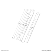 Picture of Neomounts AWL-250BL16 VESA extension kit