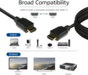 Picture of ACT 0.5 meters HDMI High Speed premium certified cable v2.0 HDMI-A male - HDMI-A male