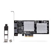 Picture of StarTech.com 2-Port 10GbE PCIe Network Adapter Card, Network Card for PCs/Servers, Six-Speed PCIe Ethernet Card with Jumbo Frame Support, NIC/LAN Interface Card, 10GBASE-T and NBASE-T