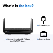 Picture of Linksys Hydra Pro 6E Tri‑Band WiFi 6E Mesh Router AXE6600