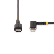Picture of StarTech.com RUSB2CLTMM1MR mobile phone cable Black 1 m USB C Lightning