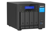 Picture of QNAP TVS-H474 NAS Tower Intel® Pentium® G7400 8 GB DDR4 0 TB QuTS hero Black
