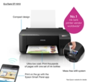 Picture of Epson EcoTank ET-1810 inkjet printer Colour 5760 x 1440 DPI A4 Wi-Fi