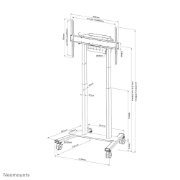 Picture of Neomounts FL55-875WH1 TV trolley 55-100" - motorised - TÜV