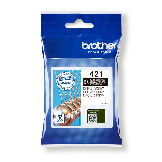 Picture of Brother LC421BK ink cartridge 1 pc(s) Original Black