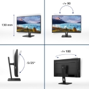 Picture of Philips S Line 273S1/00 computer monitor 68.6 cm (27") 1920 x 1080 pixels Full HD LCD Black