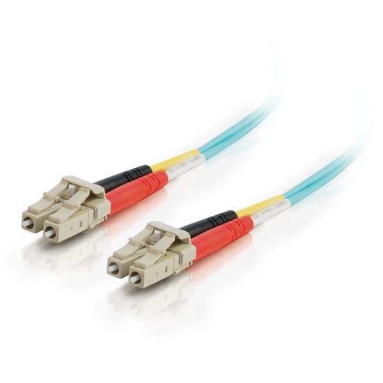 Picture of C2G 85549 InfiniBand/fibre optic cable 1 m LC OFNR Turquoise
