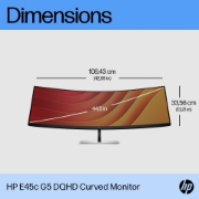 Picture of HP E45c G5 DQHD Curved Monitor