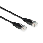 Picture of ACT Black 5.0 meter U/UTP, CAT6 patch cable with RJ45 connectors