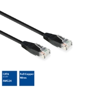 Picture of ACT Black 5.0 meter U/UTP, CAT6 patch cable with RJ45 connectors