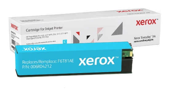 Picture of Everyday ™ Cyan Cartridge by Xerox compatible with HP 973X (F6T81AE), High capacity