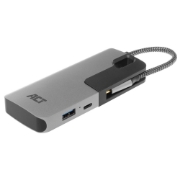 Picture of ACT USB-C hub 3.0 3 port, card reader, PD pass-through