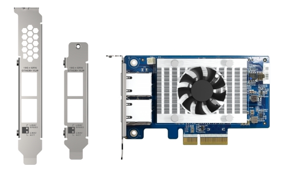 Picture of QNAP QXG-10G2T-X710 network card Internal Ethernet 1000 Mbit/s