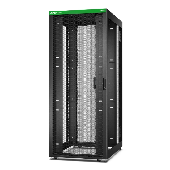Picture of APC Easy Rack, 42U, Black, With Roof, Castors, Feet, 4 Brackets, and Bottom, No Side Panels, 1991H x 800W x 1200D mm