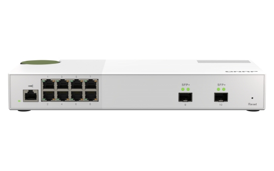 Picture of QNAP QSW-M2108-2S network switch Managed L2 2.5G Ethernet (100/1000/2500) Grey