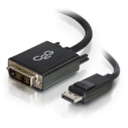 Picture of C2G 3m DisplayPort to Single Link DVI-D Adapter Cable M/M - DP to DVI - Black