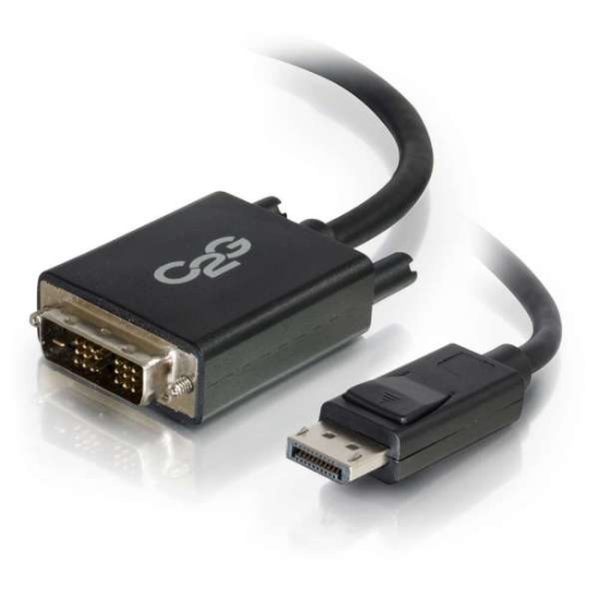 Picture of C2G 3m DisplayPort to Single Link DVI-D Adapter Cable M/M - DP to DVI - Black