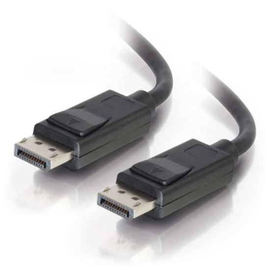 Picture of C2G 1m DisplayPort Cable with Latches 8K UHD M/M - 4K - Black