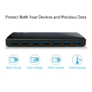 Picture of TP-Link UH720 USB 3.2 Gen 1 (3.1 Gen 1) Micro-B 5000 Mbit/s Black