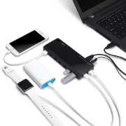 Picture of TP-Link UH720 USB 3.2 Gen 1 (3.1 Gen 1) Micro-B 5000 Mbit/s Black