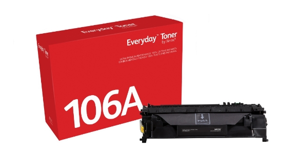 Picture of Everyday ™ Black Toner by Xerox compatible with HP 106A (W1106A), Standard capacity
