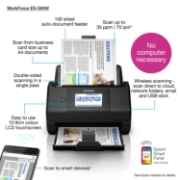 Picture of Epson WorkForce ES-580W Sheet-fed scanner 600 x 600 DPI A4 Black