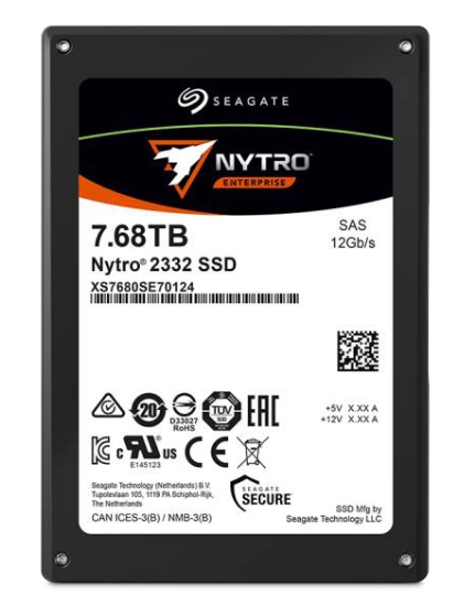 Picture of Seagate Nytro 2332 7.68 TB 2.5" SAS 3D eTLC