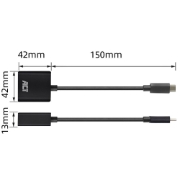 Picture of ACT USB-C to DisplayPort adapter