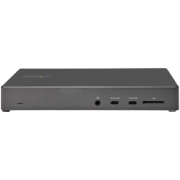Picture of StarTech.com USB C Dock - Triple 4K Monitor USB Type-C Docking Station - 100W Power Delivery - DP 1.4 Alt Mode & DSC, 2x DisplayPort 1.4/HDMI 2.0 - 6xUSB (2x 10Gbps) - Windows/Chrome