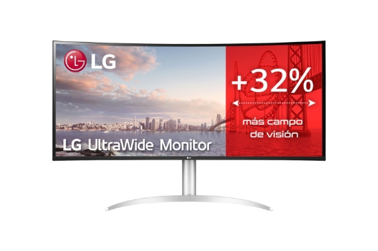 Picture of LG 40WP95CP-W computer monitor 100.8 cm (39.7") 5120 x 2160 pixels 5K Ultra HD LED White