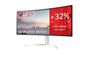 Picture of LG 40WP95CP-W computer monitor 100.8 cm (39.7") 5120 x 2160 pixels 5K Ultra HD LED White