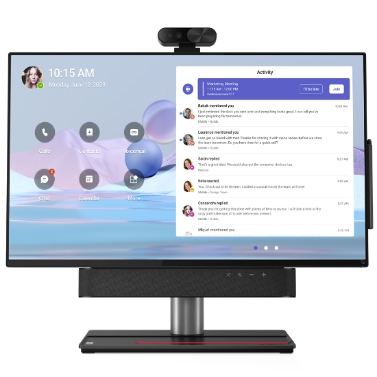 Picture of Lenovo ThinkSmart View Plus video conferencing system Ethernet LAN Personal video conferencing system