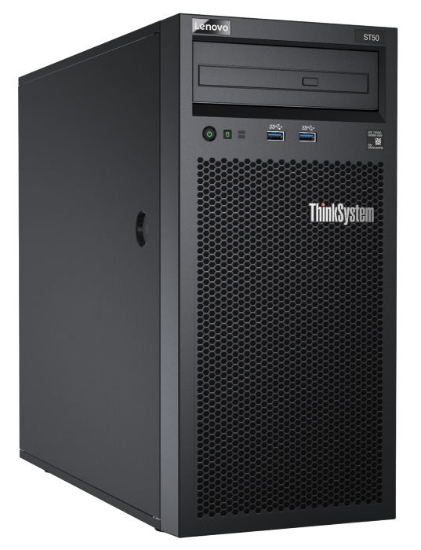 Picture of Lenovo ThinkSystem ST50 server 2 TB Tower (4U) Intel Xeon E E-2224G 3.5 GHz 8 GB DDR4-SDRAM 250 W